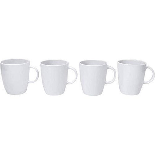 4Pk Cool White Non Slip Mugs NSW424 Flamefield - UK Camping And Leisure