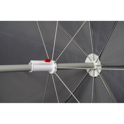 Bo-Camp Parasol Articulated Arm Polyester Dia 250cm Grey Bo-Camp - UK Camping And Leisure