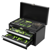 Sealey S01335 Siegen Mini Toolbox 2 Drawer with Tool Kit 111pc