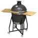 Dellonda Deluxe 22"(56cm) Ceramic Kamado Style BBQ with Wheeled Stand Dellonda - UK Camping And Leisure