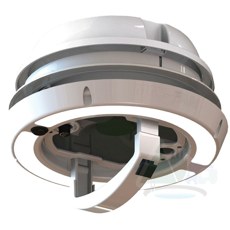 Maxxair Maxxfan Plus Dome Vent White 12V Led Light Campervan Bathroom Shower