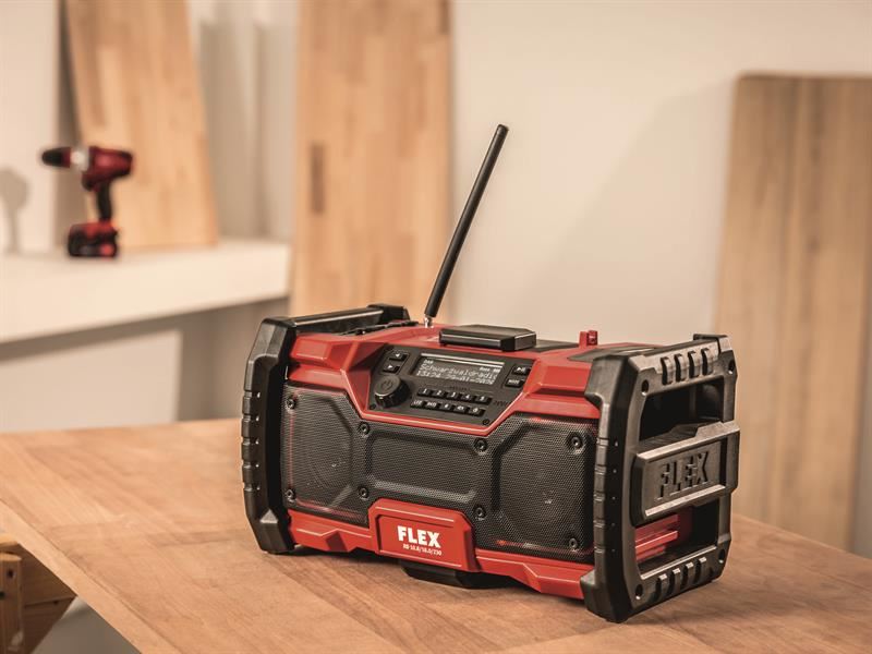 Flex Power Tools RD 10.8/18.0/230 Cordless Radio 240V & Li-ion Bare Unit Flex Power Tools - UK Camping And Leisure