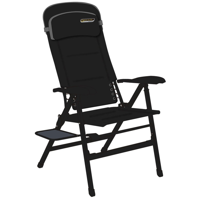 Quest Vienna Pro Comfort Camping Caravan Chair with Side Table Quest - UK Camping And Leisure