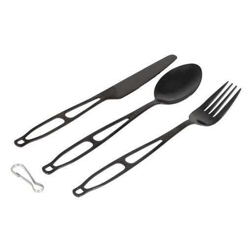 Bo-Camp Outdoor Cutlery In Cover 3 Pieces Bo-Camp - UK Camping And Leisure