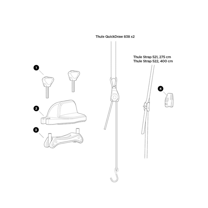 Thule Flip-Fit Bracket 819,811