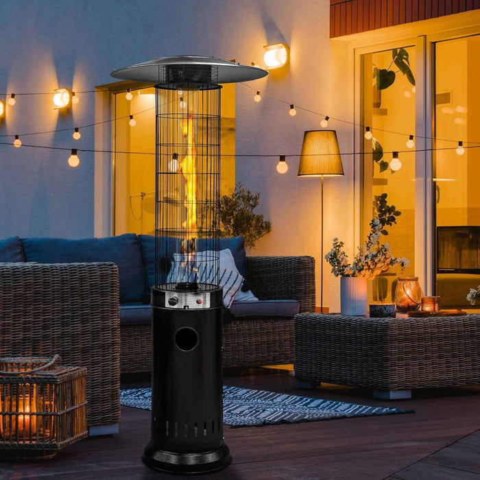 Dellonda Gas Patio Heater 13kW for Commercial & Domestic Use Black Dellonda - UK Camping And Leisure