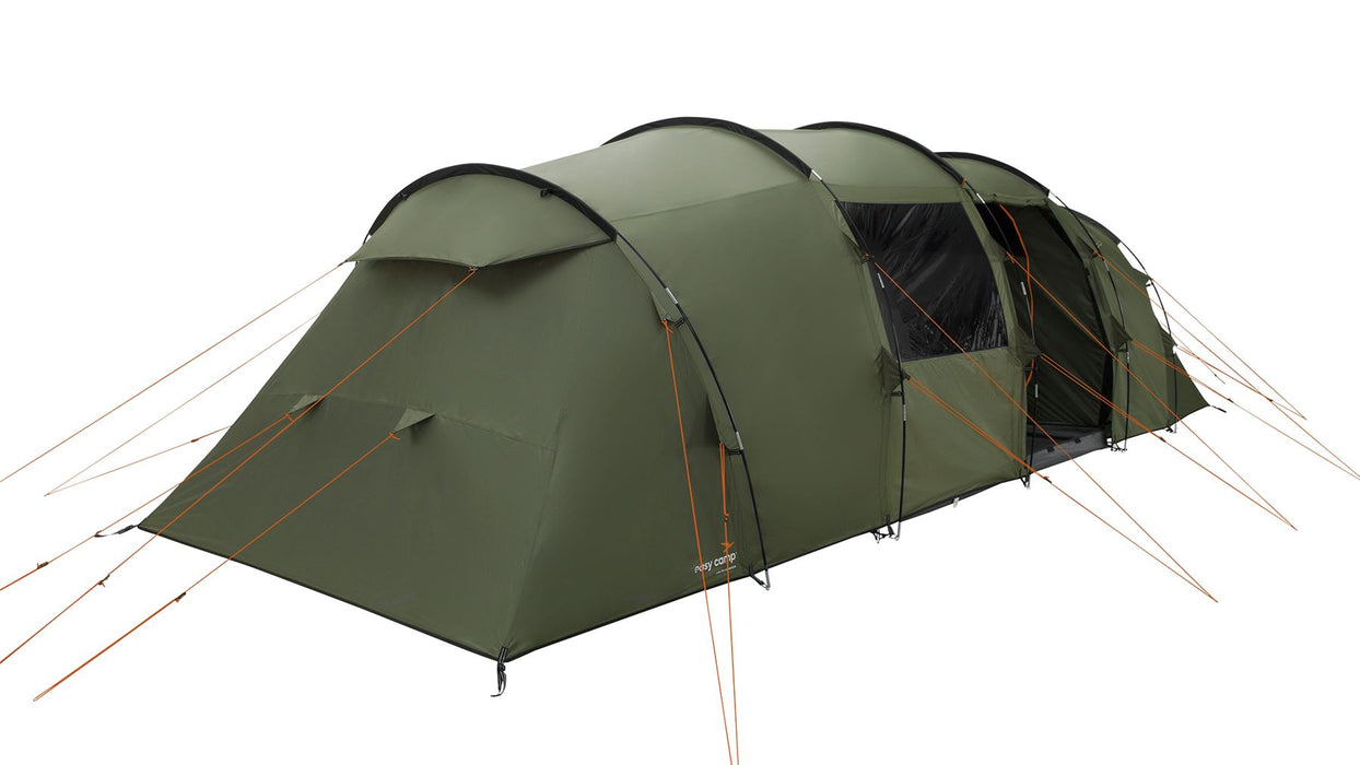 Easy Camp Leka Twin 8 Pole Tent Green 8 Person Easy Camp - UK Camping And Leisure