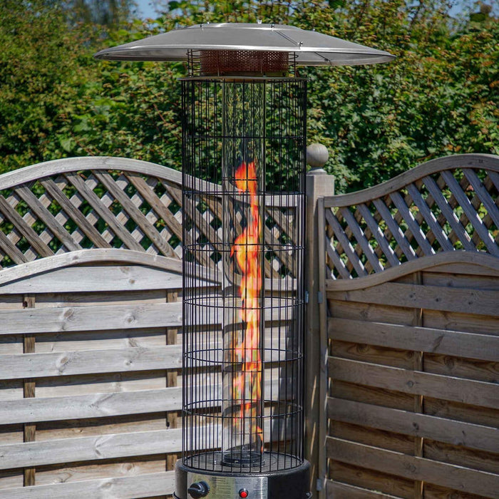 Dellonda Gas Patio Heater 13kW for Commercial & Domestic Use Black Dellonda - UK Camping And Leisure