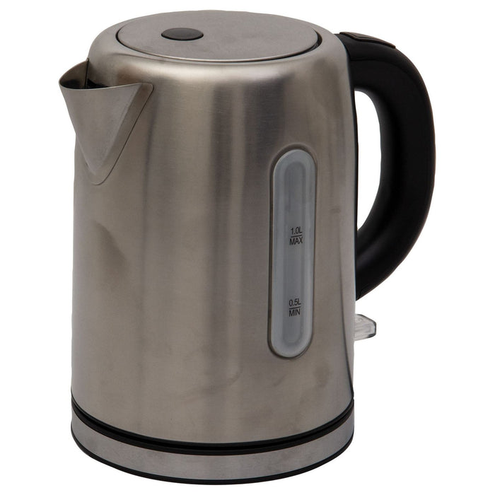 Rocket low wattage polished stainless steel kettle (1L) K0034S Rocket - UK Camping And Leisure