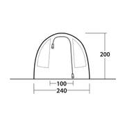 Outwell Sky 2 Pole Tent Blue 2 Person Outwell - UK Camping And Leisure