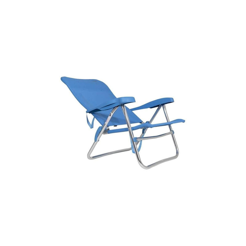Crespo Beach Chair AL/205 Blue Crespo - UK Camping And Leisure