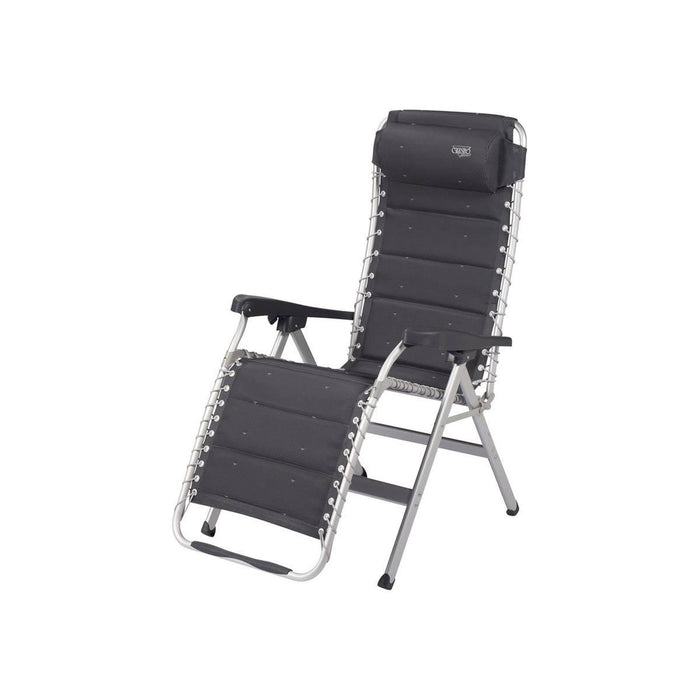 Crespo Zero Gravity Chair AL/232 Deluxe Dark Grey Crespo - UK Camping And Leisure