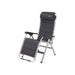Crespo Zero Gravity Chair AL/232 Deluxe Dark Grey Crespo - UK Camping And Leisure