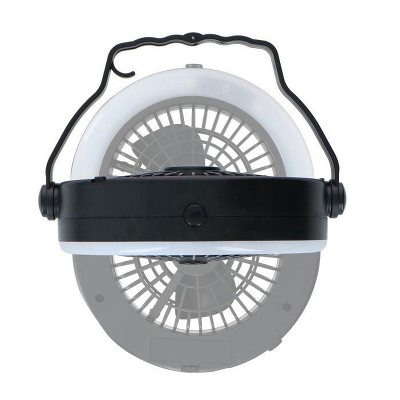 2IN1 12 LED Hanging Camping Ceiling & Desk Fan with Light Tent Lamp Lantern Outdoor UK Camping And Leisure - UK Camping And Leisure