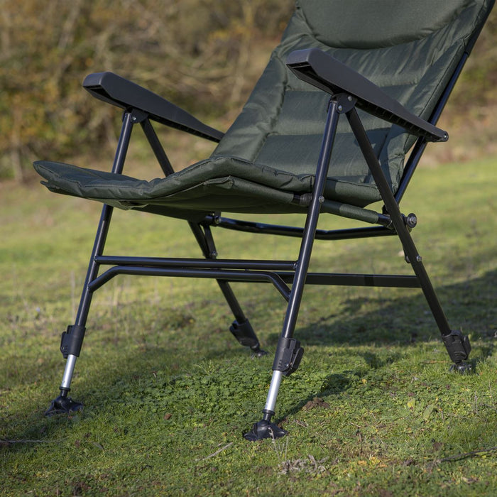 Dellonda Portable Reclining Chair with Armrests DL74 Dellonda - UK Camping And Leisure