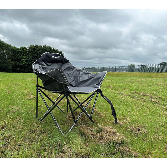 Autograph Cleveland chair Black Edition F3030BL Quest - UK Camping And Leisure