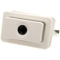 White Quadro Rotary Lock for STS/Zadi Barrels for Caravan/Motorhomes