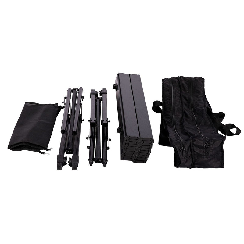 Quest Elite Colliford Slatted Black Camping Table Quest - UK Camping And Leisure