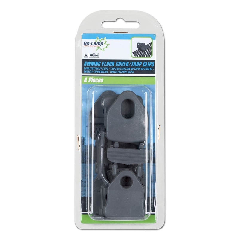 Bo-Camp Tent Carpet Clips Universal 4 Pieces Bo-Camp - UK Camping And Leisure