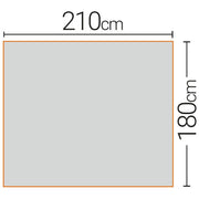 Canopy for Screen House Pro 4 and 6 A5504 Quest - UK Camping And Leisure
