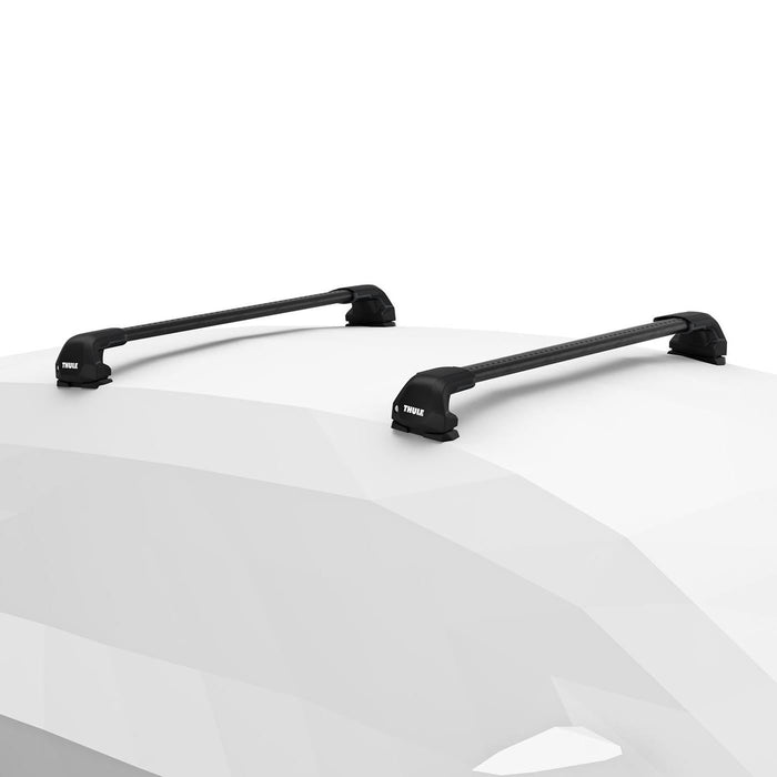 Thule WingBar Edge Roof Bars Black fits Skoda Rapid Spaceback 2014-2019 Hatchback 5-dr with Normal Roof Thule - UK Camping And Leisure