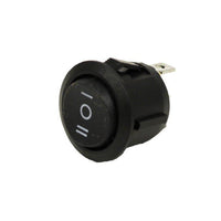 Rocker Switch - 3 Position Black - 24Mm Ø