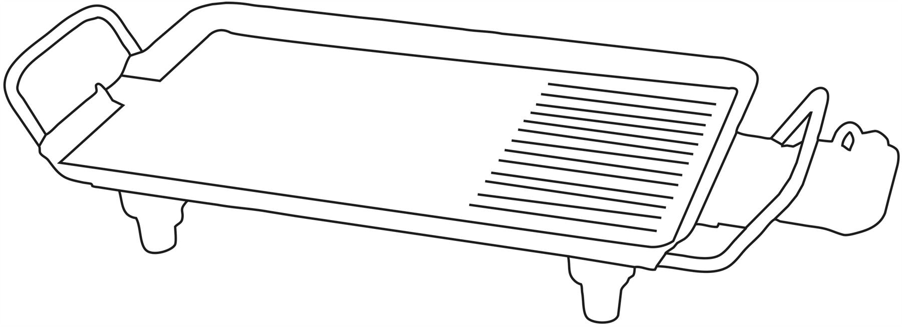 Quest Large Healty Camping Griddle Quest - UK Camping And Leisure