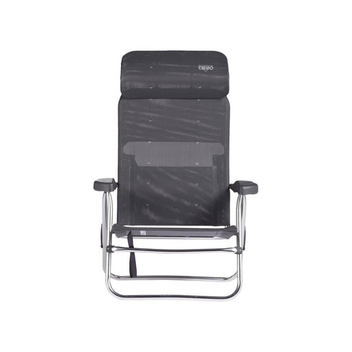 Crespo Beach Chair AL/205 Compact Dark Grey Crespo - UK Camping And Leisure