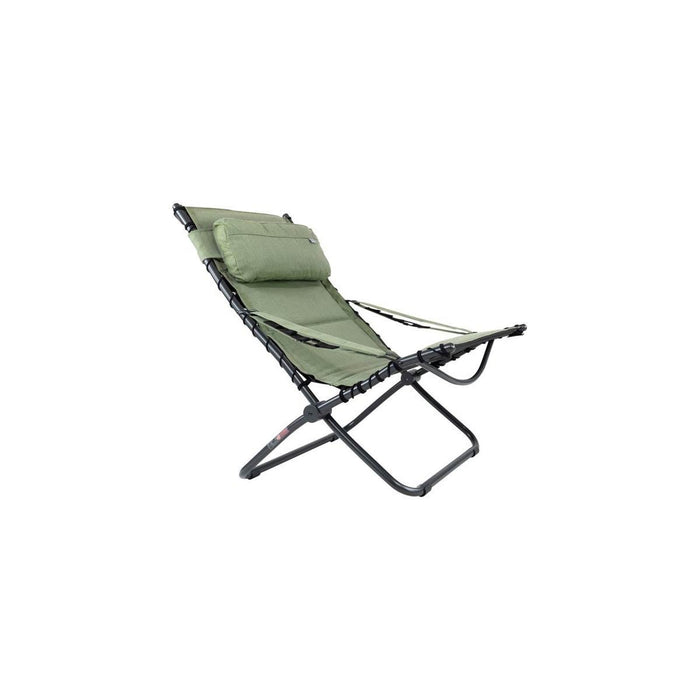 Crespo Lounger AP/262 Tex Comfort Green Crespo - UK Camping And Leisure