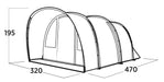 Easy Camp Skarvan 5 Pole Tent Blue 5 Person Easy Camp - UK Camping And Leisure