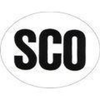 MDS1203 W4 Large Oval SCO Sticker 37153