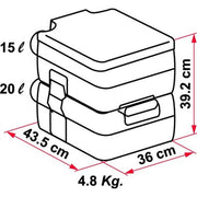 Fiamma Bi Pot 39 Toilet for Caravans and Motorhomes Fiamma - UK Camping And Leisure