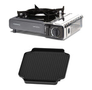 Campingaz Bistro 3 Grey Camping gas stove with Griddle Campingaz - UK Camping And Leisure