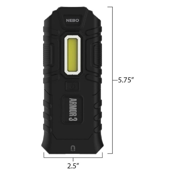 NEBO Armor 3 Torch (order in multiples of 16) NE6526 NEBO - UK Camping And Leisure