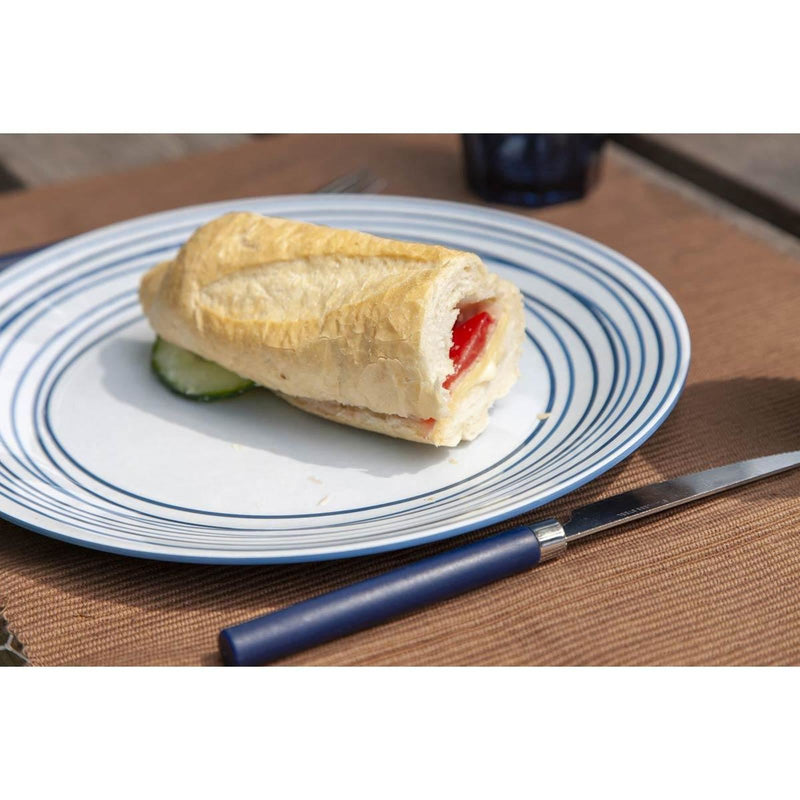 Bo-Camp Tableware Mix & Match Melamine 16 Pieces Blue/White Bo-Camp - UK Camping And Leisure