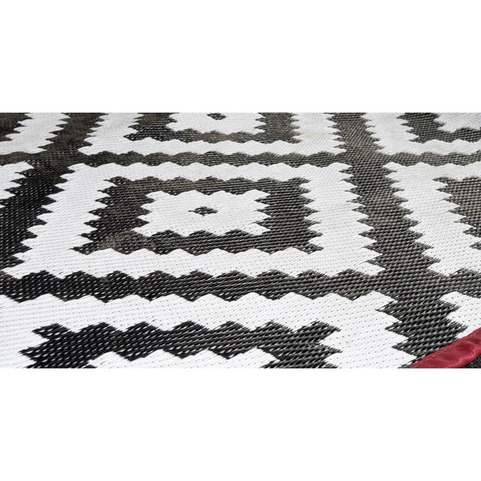 Bo-Camp Urban Collection Chill Mat Lewisham Black/White L Bo-Camp - UK Camping And Leisure