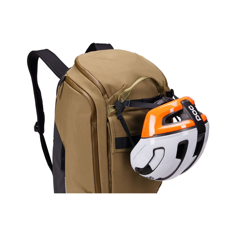 Thule Paramount hybrid bike pannier and backpack 26L tan beige Thule - UK Camping And Leisure