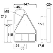 Maypole Rear Combination Lamp LH LED Stop Tail Indicator Fog Rev Reflex MP8605L - View 2