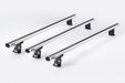 Summit Commercial 3 x Aluminium Fixed Point Roof Bars Rack 1.3m SULC-003 Summit - UK Camping And Leisure