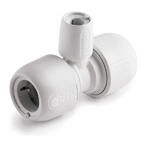 Hep2O Reduced Tee 22mm x 22mm x 15mm for Caravan/Motorhome Water System Hep2O - UK Camping And Leisure