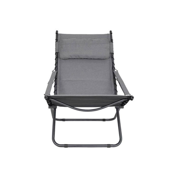Crespo Lounger AP/262 Tex Comfort Light Grey Crespo - UK Camping And Leisure
