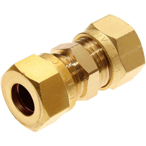 AG Compression Straight Coupling (10mm to 10mm Compression) AG - UK Camping And Leisure