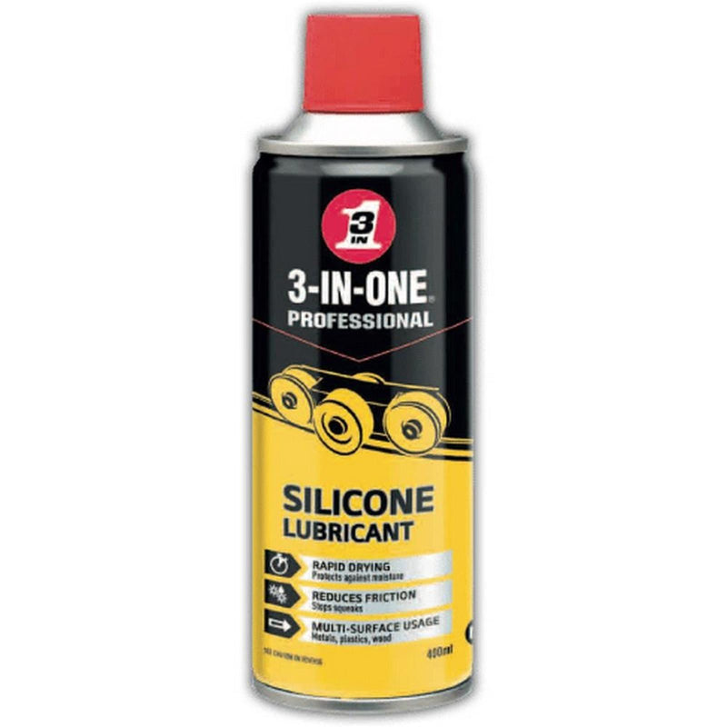 3 In One Silicone Spray 400ml Waterproof & Protect Moving Parts from Corrosion