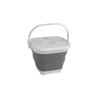 Outwell Collaps Bucket Square with Lid Grey Mist Camping Collapsible