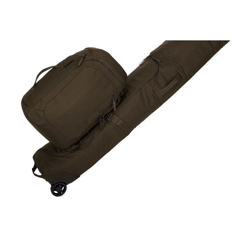 Thule RoundTrip Snowboard and ski boot backpack 60L deep khaki Thule - UK Camping And Leisure
