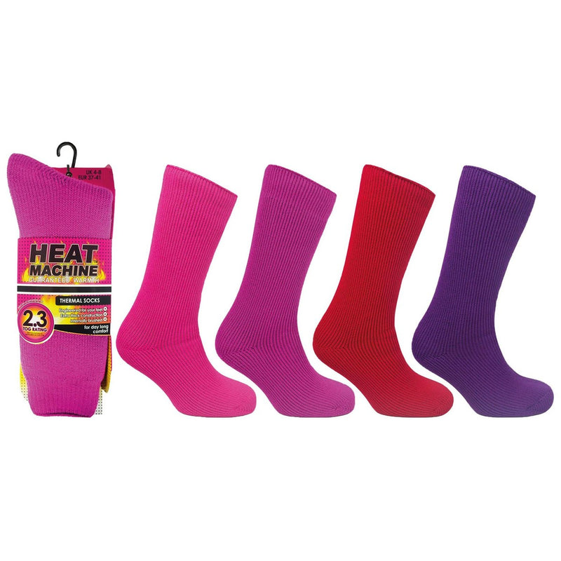 Ladies thermal insulated socks (assorted colours) 3342 UK Camping And Leisure - UK Camping And Leisure