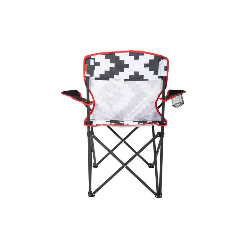 Bo-Camp Urban Collection Folding Chair Madison Black/White Bo-Camp - UK Camping And Leisure