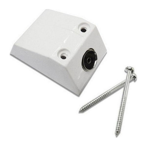 Co Axial Surface Outlet Box for Caravan/Motorhome Installations Nova - UK Camping And Leisure