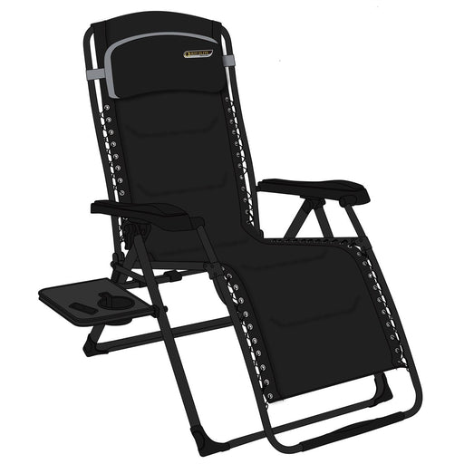 Quest Vienna Pro Relax XL Camping Caravan Chair with Side Table Quest - UK Camping And Leisure