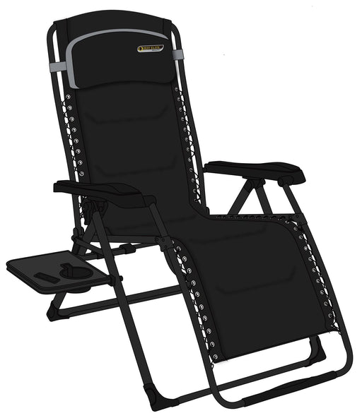 Quest Vienna Pro Relax XL Camping Caravan Chair with Side Table Quest - UK Camping And Leisure